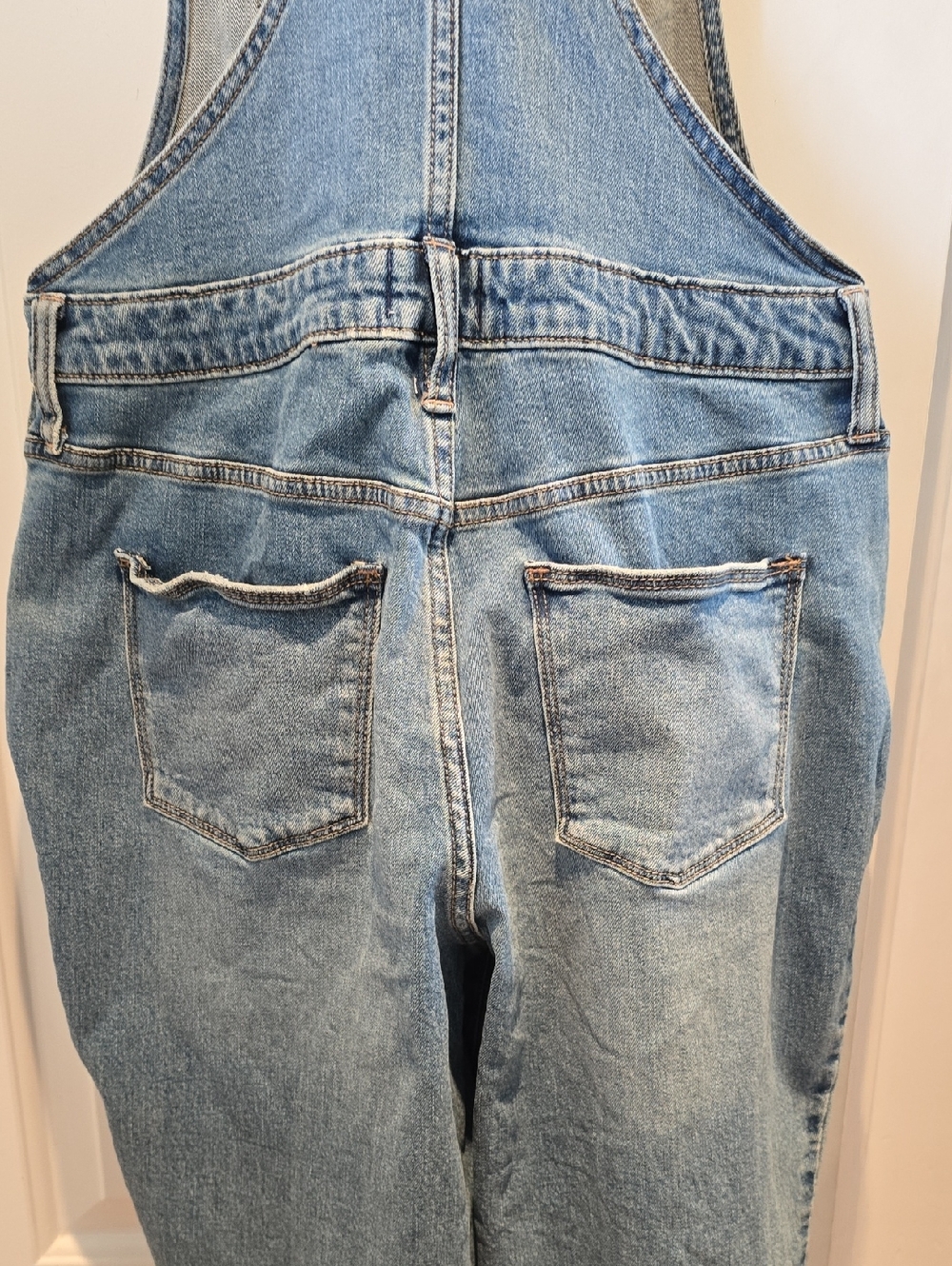 Classic Blue Denim Overalls - Women - Picture 6 of 6